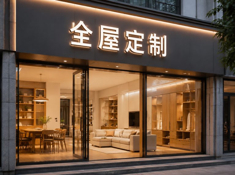 甘洛县家具门店LED发光字招牌